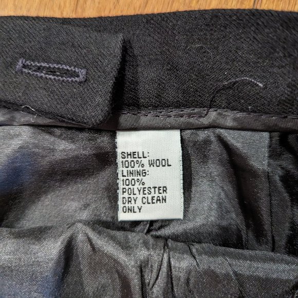 Talbots Petites Black Wool Skirt - Picture 7 of 10